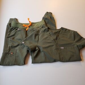 Figs Moss XS Women's Set